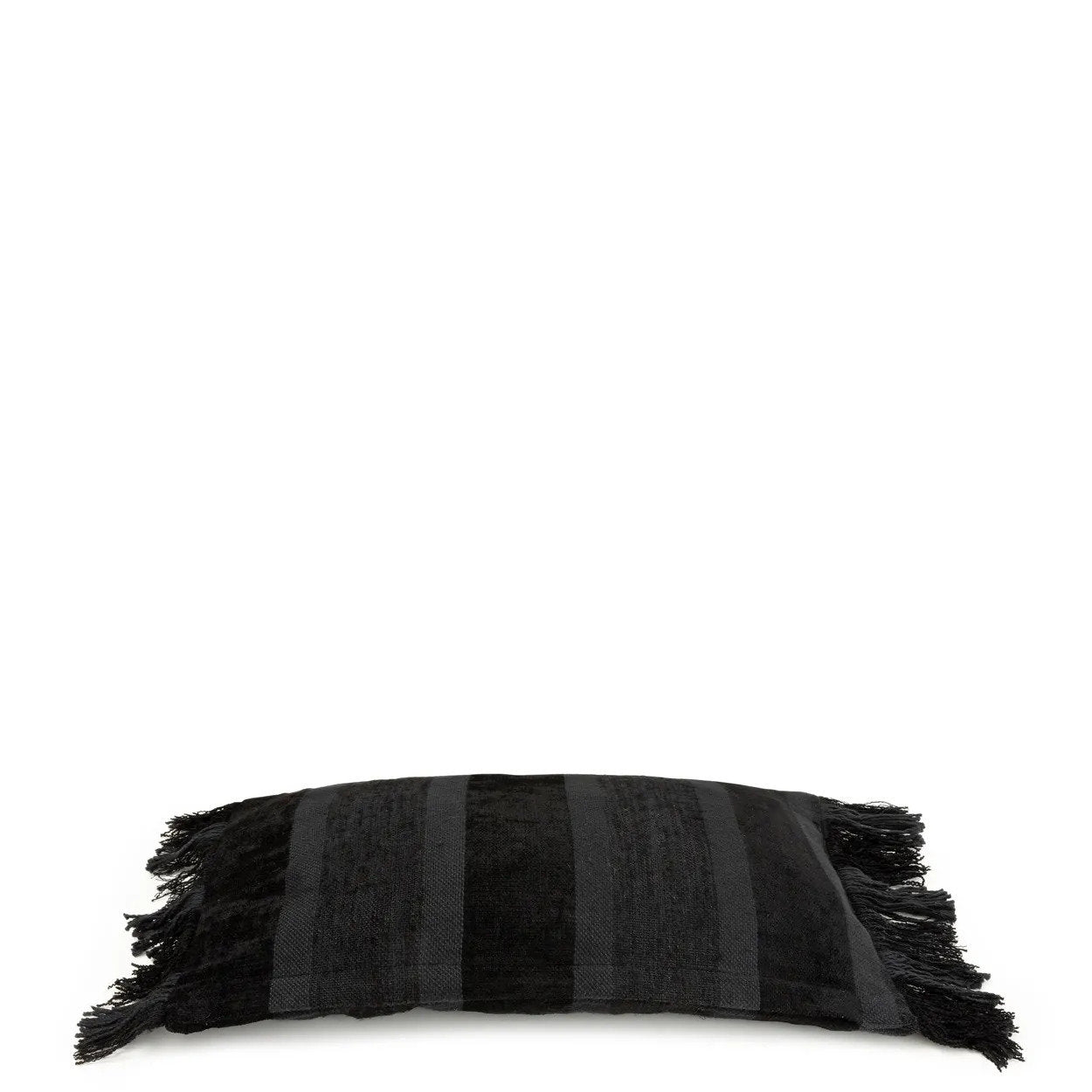 La funda de cojín Oh My Gee - terciopelo negro - 30x50