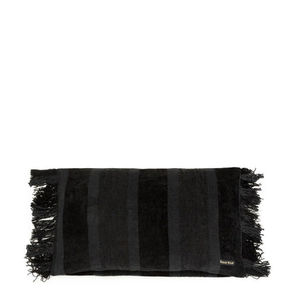 La funda de cojín Oh My Gee - terciopelo negro - 30x50