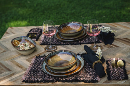 El posavasos Oh My Gee - negro-cobre