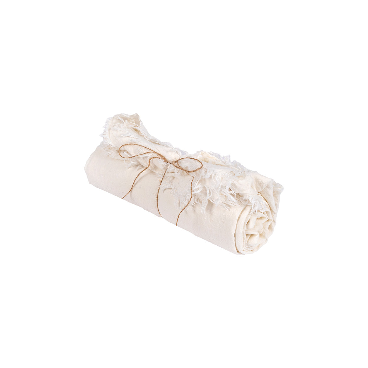 Mantel de lino - blanco - 150x250