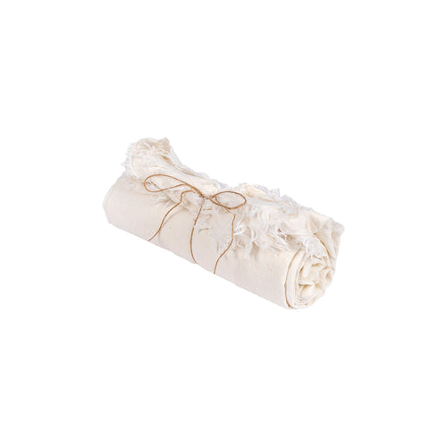 Mantel de lino - blanco - 150x250