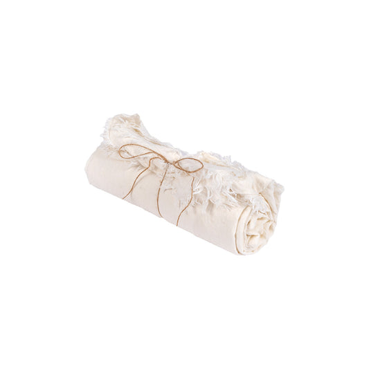 Mantel de lino - blanco - 150x250
