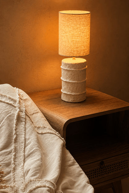 La lámpara de mesa Contour - blanca - S