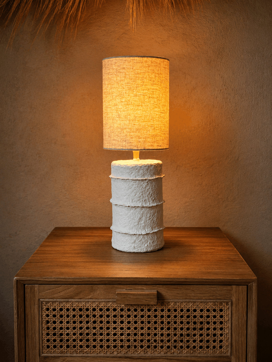 La lámpara de mesa Contour - blanca - S