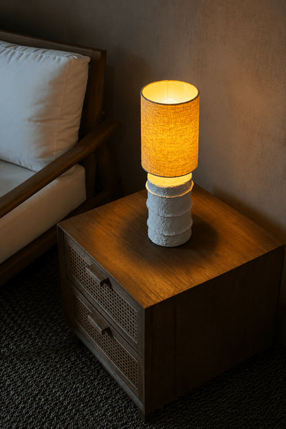 La lámpara de mesa Contour - blanca - S