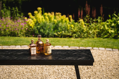 Mesa alta de espiga - Negro - 140 cm
