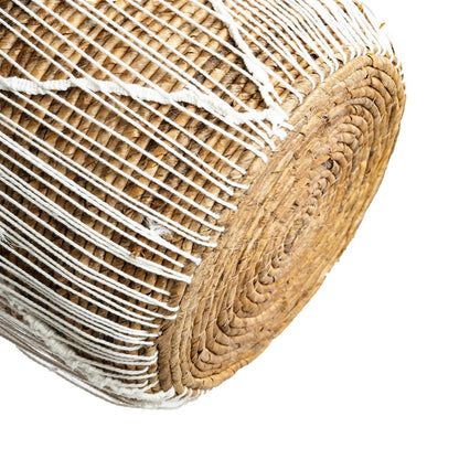 La cesta de macramé de punto recto - T