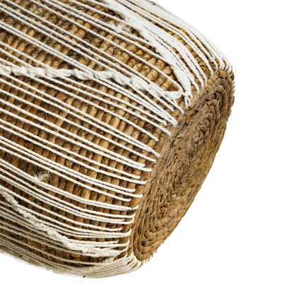 Cesta de Macramé de Punto Recto - P