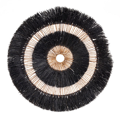 Maurea Decoración de Pared - Negro