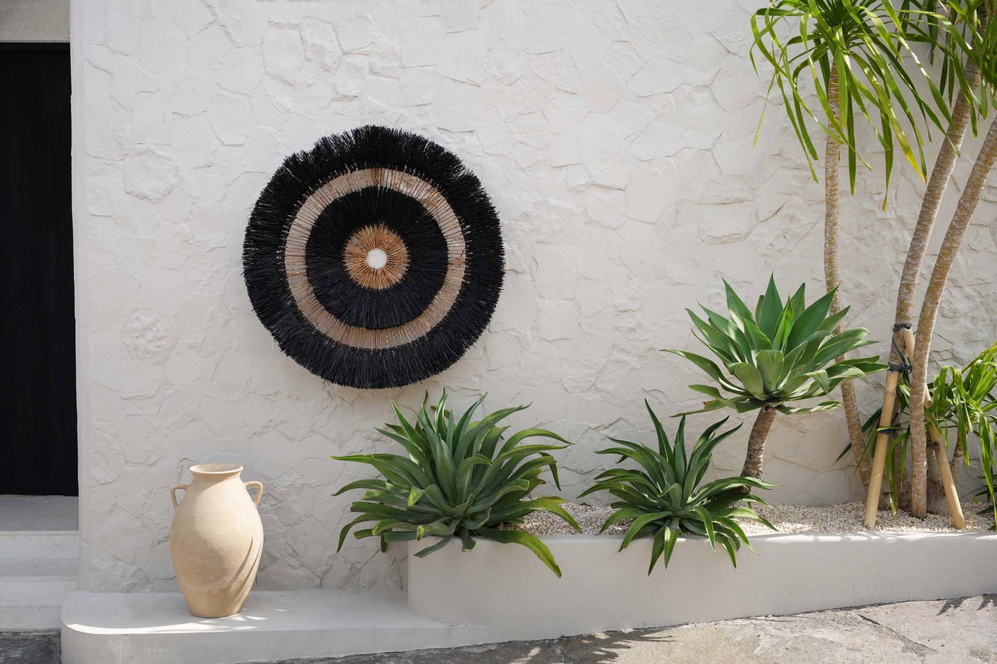 Maurea Decoración de Pared - Negro