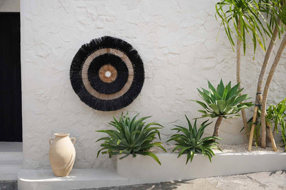 Maurea Decoración de Pared - Negro