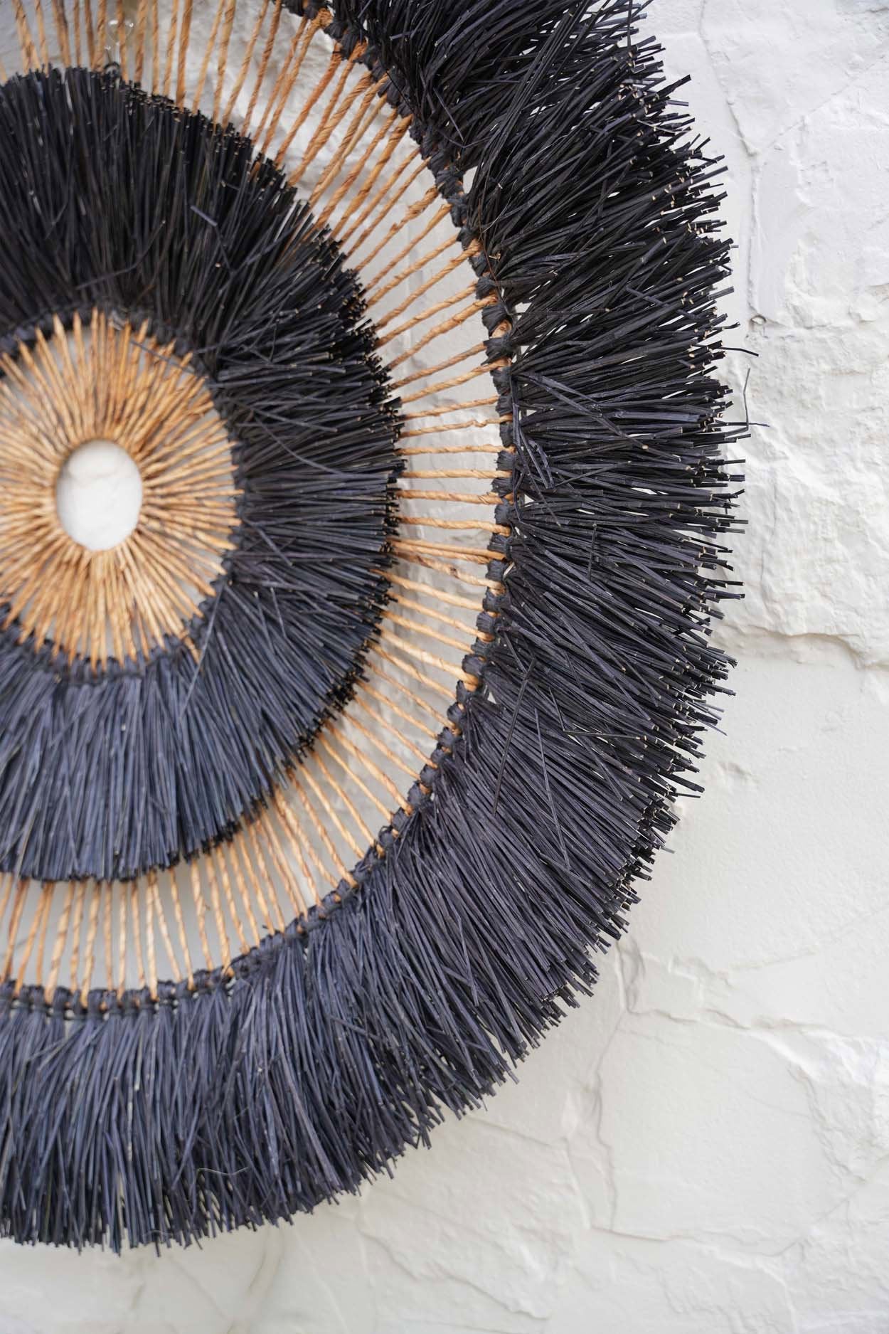 Maurea Decoración de Pared - Negro