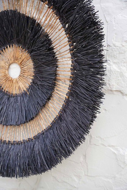 Maurea Decoración de Pared - Negro