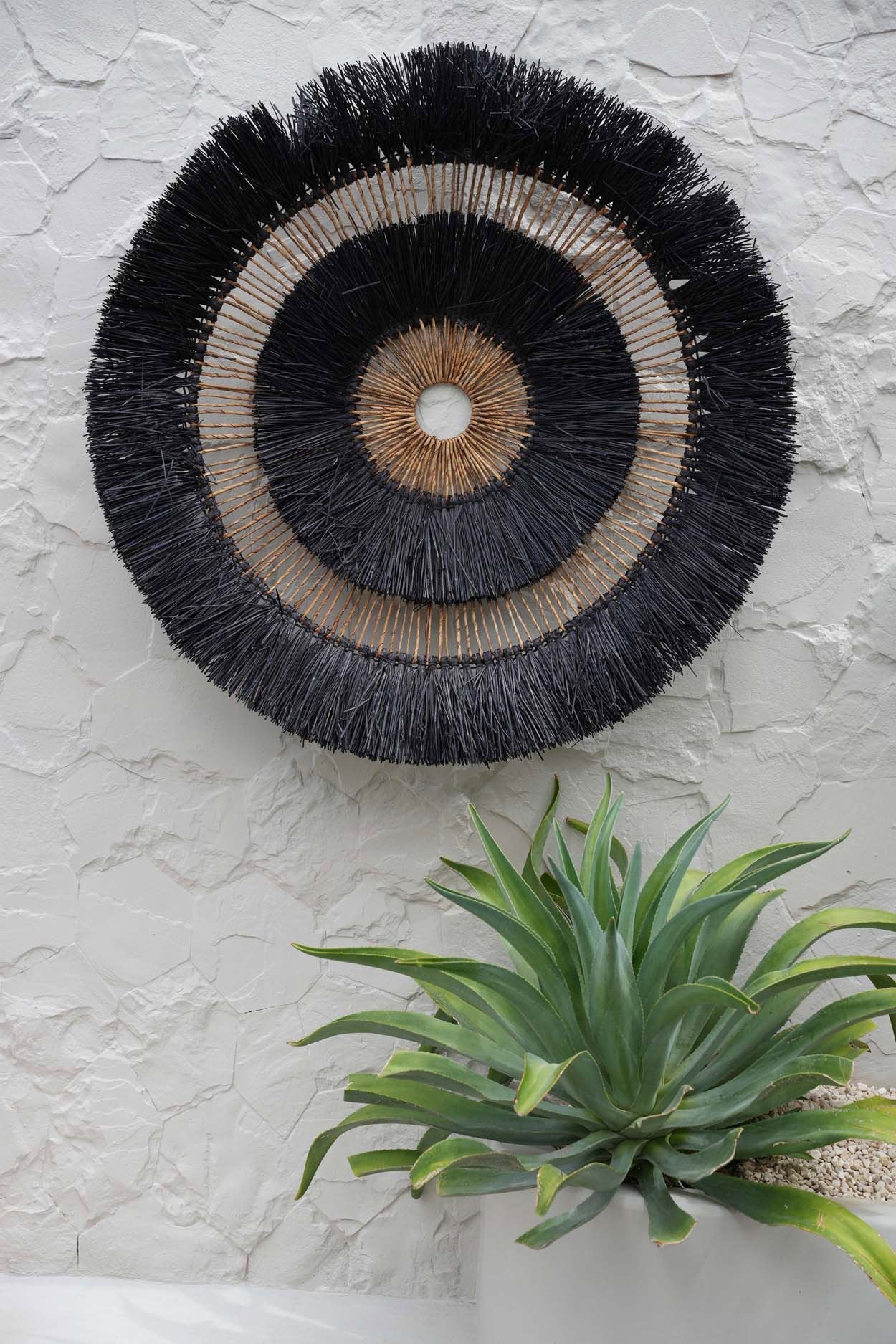 Maurea Decoración de Pared - Negro