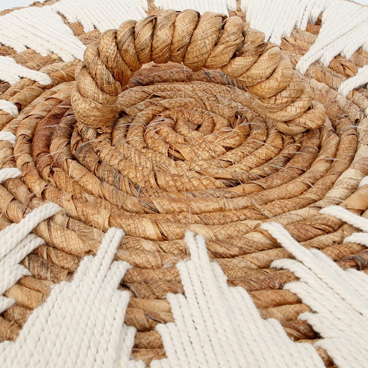Las cestas de la ropa sucia con costuras de hoja de plátano - L