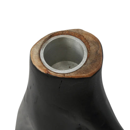 Candelabro de tres brazos - negro