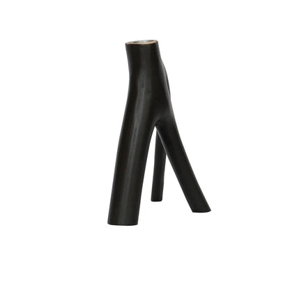 Candelabro de tres brazos - negro
