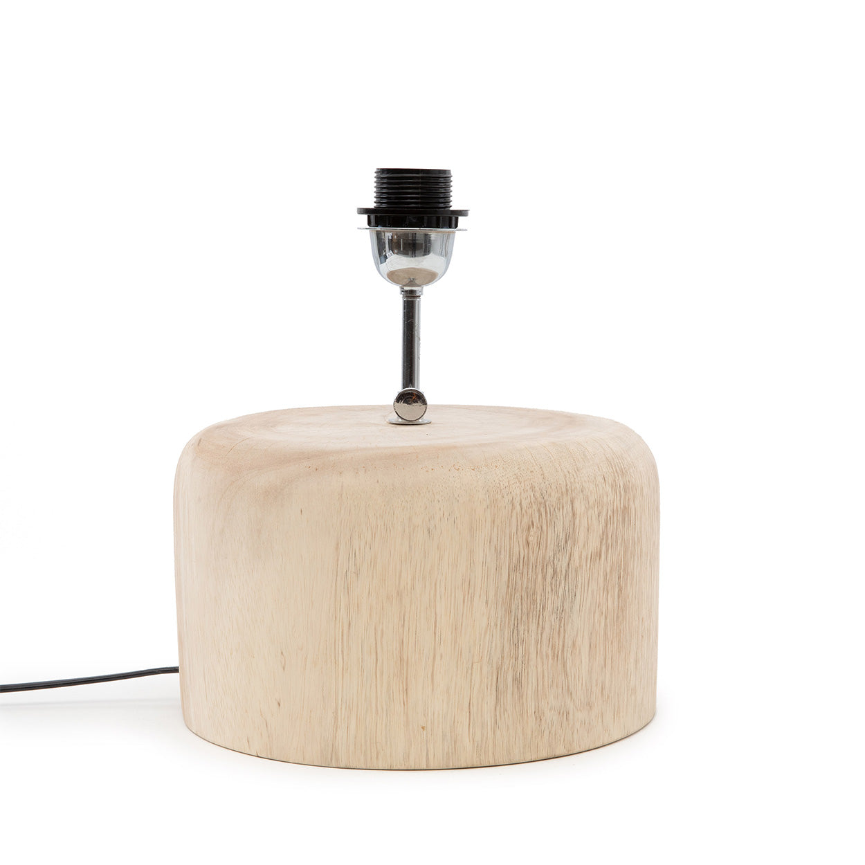 Base de lámpara de mesa de teca - natural