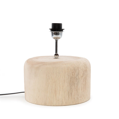 Base de lámpara de mesa de teca - natural