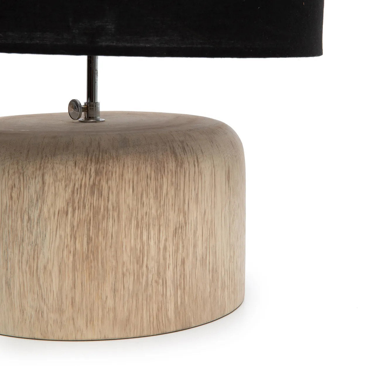 Base de lámpara de mesa de teca - natural