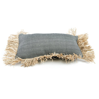 La funda de cojín Cotton Bonita - negro natural - 30x50
