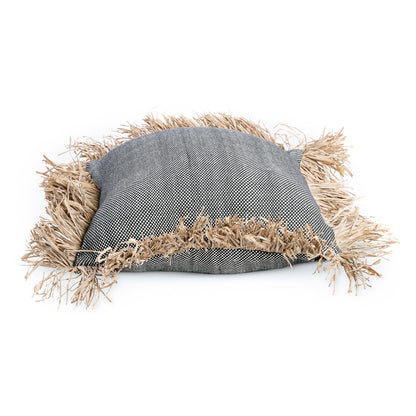 Funda de cojín Cotton Bonita - negro natural - 40x40