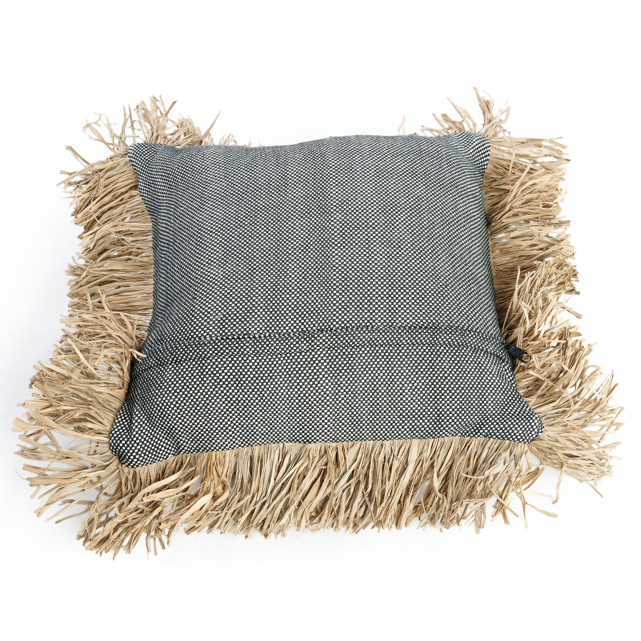 Funda de cojín Cotton Bonita - negro natural - 40x40