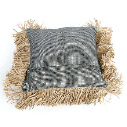 Funda de cojín Cotton Bonita - negro natural - 40x40