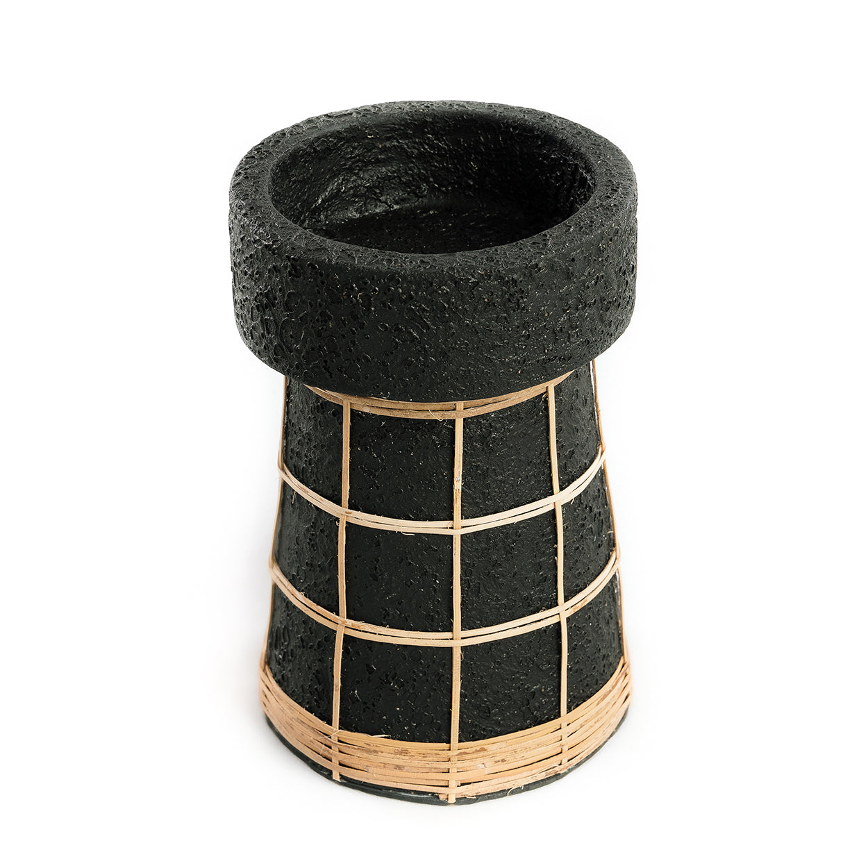 El candelabro Serene - negro natural - L