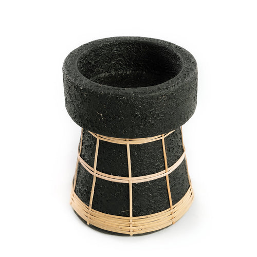 Candelabro Serene - Negro Natural - M