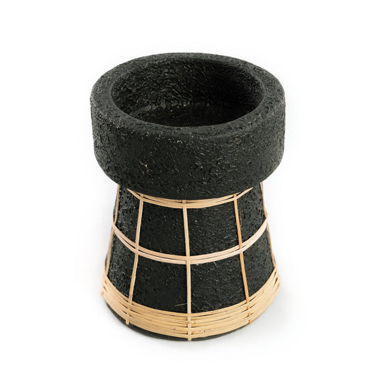 Candelabro Serene - Negro Natural - M