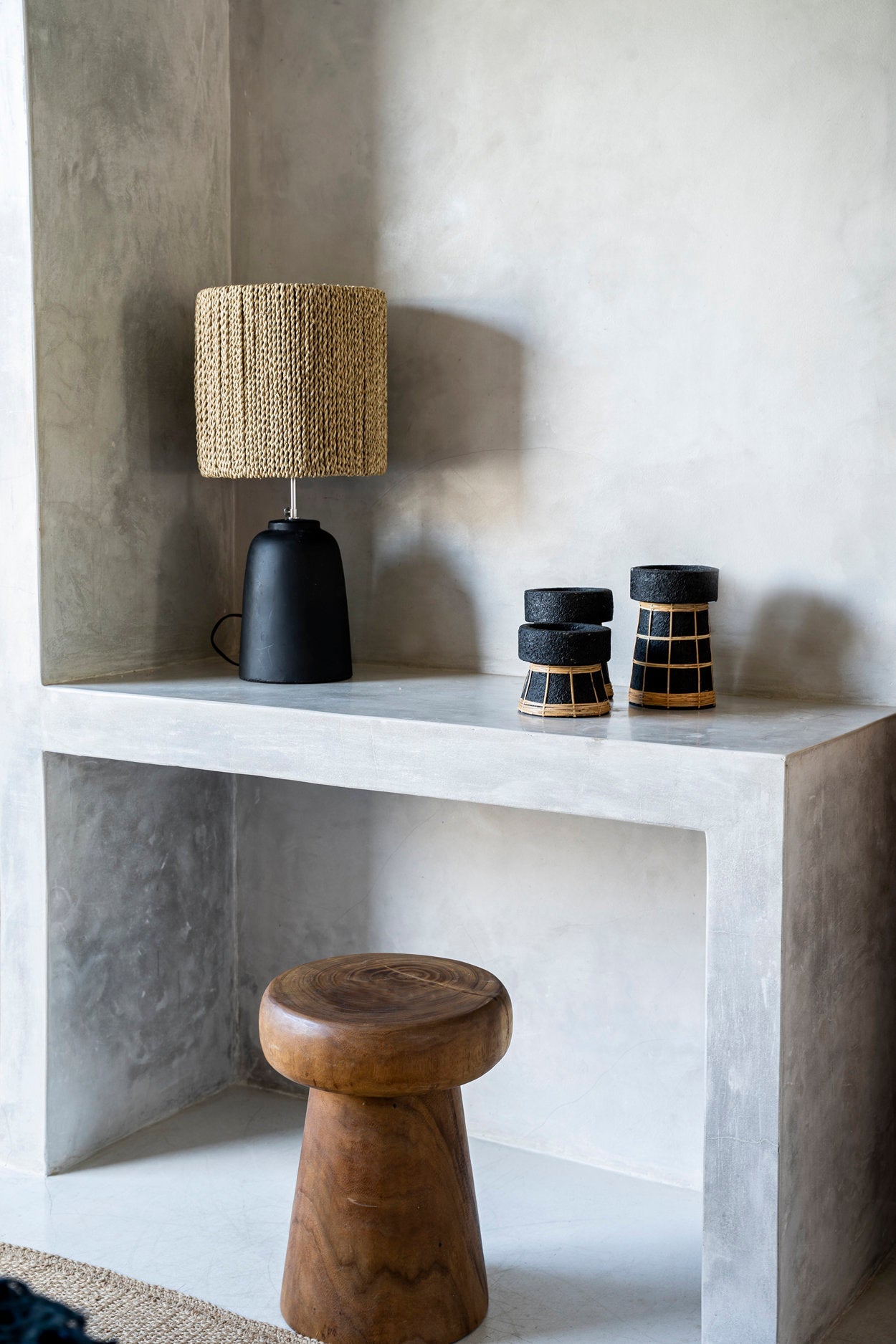 El Candelabro Serene - Negro natural - S