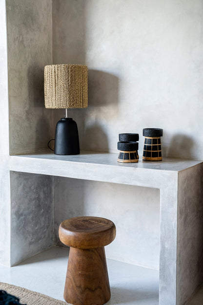 El Candelabro Serene - Negro natural - S