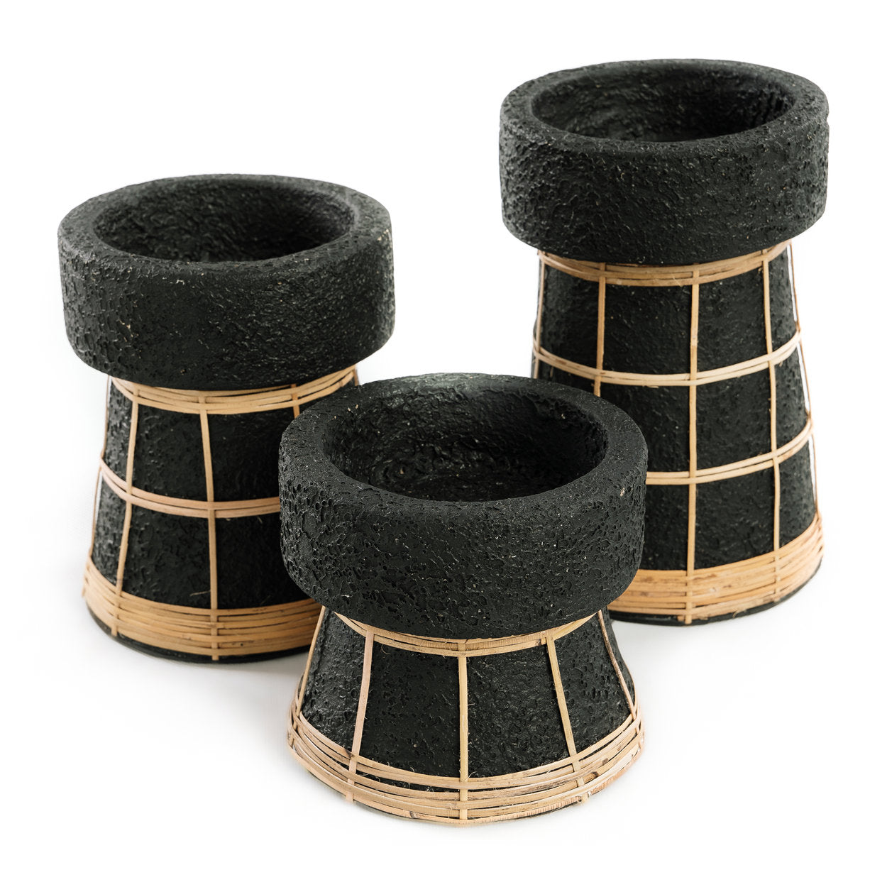 El Candelabro Serene - Negro natural - S