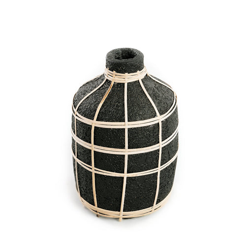 Jarrón Whoopy - Negro Natural - M