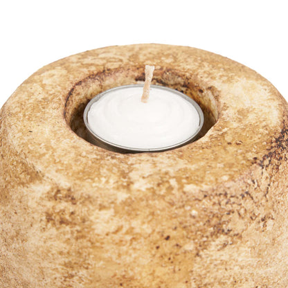 El candelabro Cavestone - crema