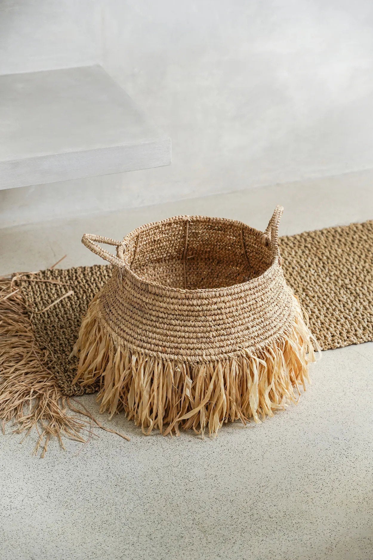 Cestas Raffia Deluxe - Natural - Grande