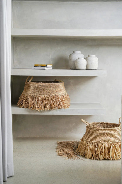 Cestas Raffia Deluxe - Natural - Grande
