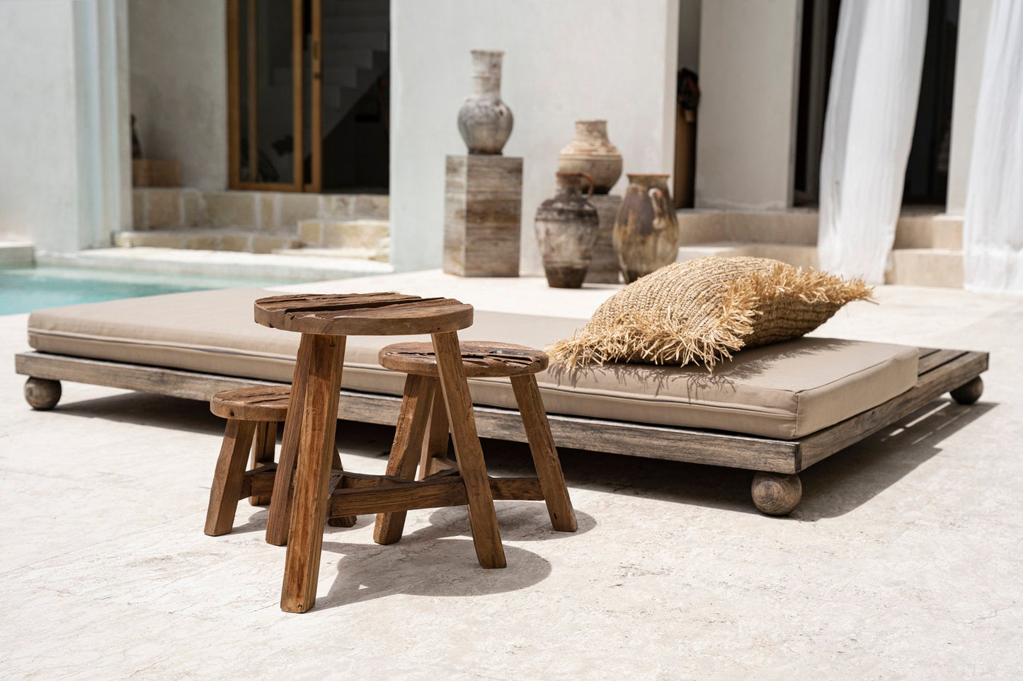 Taburete Yatai - Natural - L