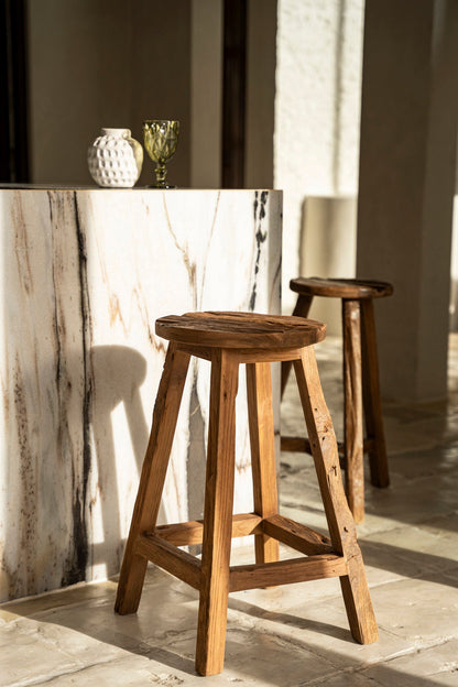 Taburete de bar Shibori - natural