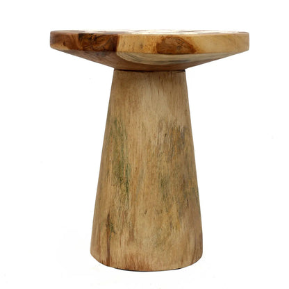 La mesa auxiliar Timber Conic - Natural - 50