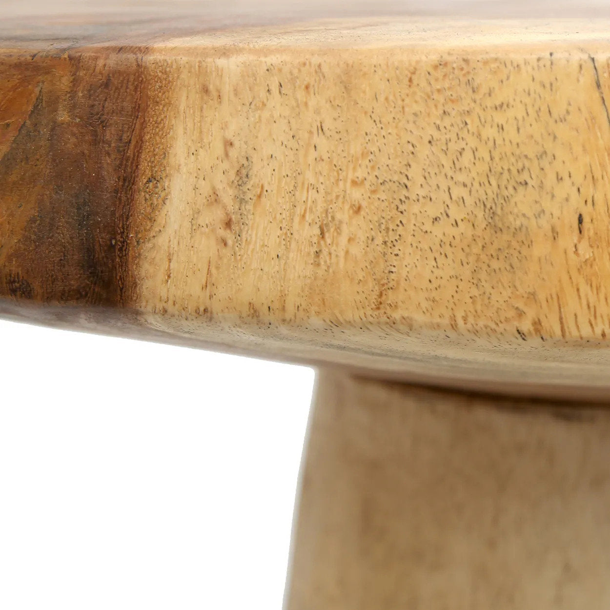 La mesa auxiliar Timber Conic - Natural - 50