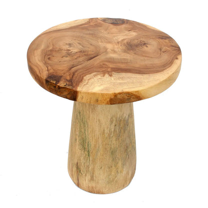 La mesa auxiliar Timber Conic - Natural - 50