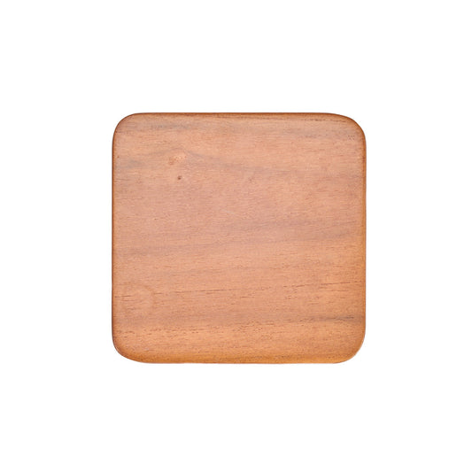El posavasos de Material - Caoba pulida