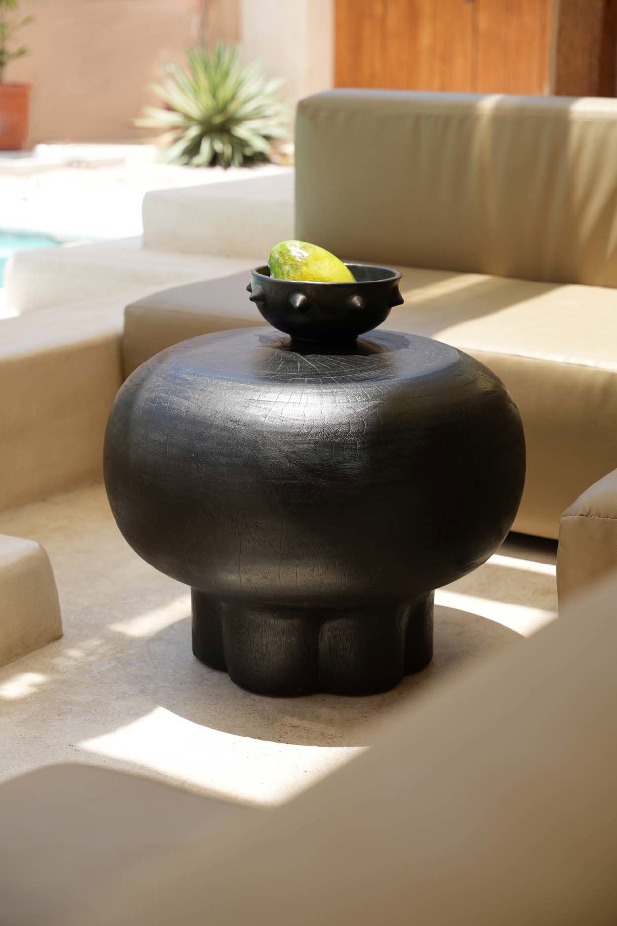 La mesa de centro Tutup - Negro