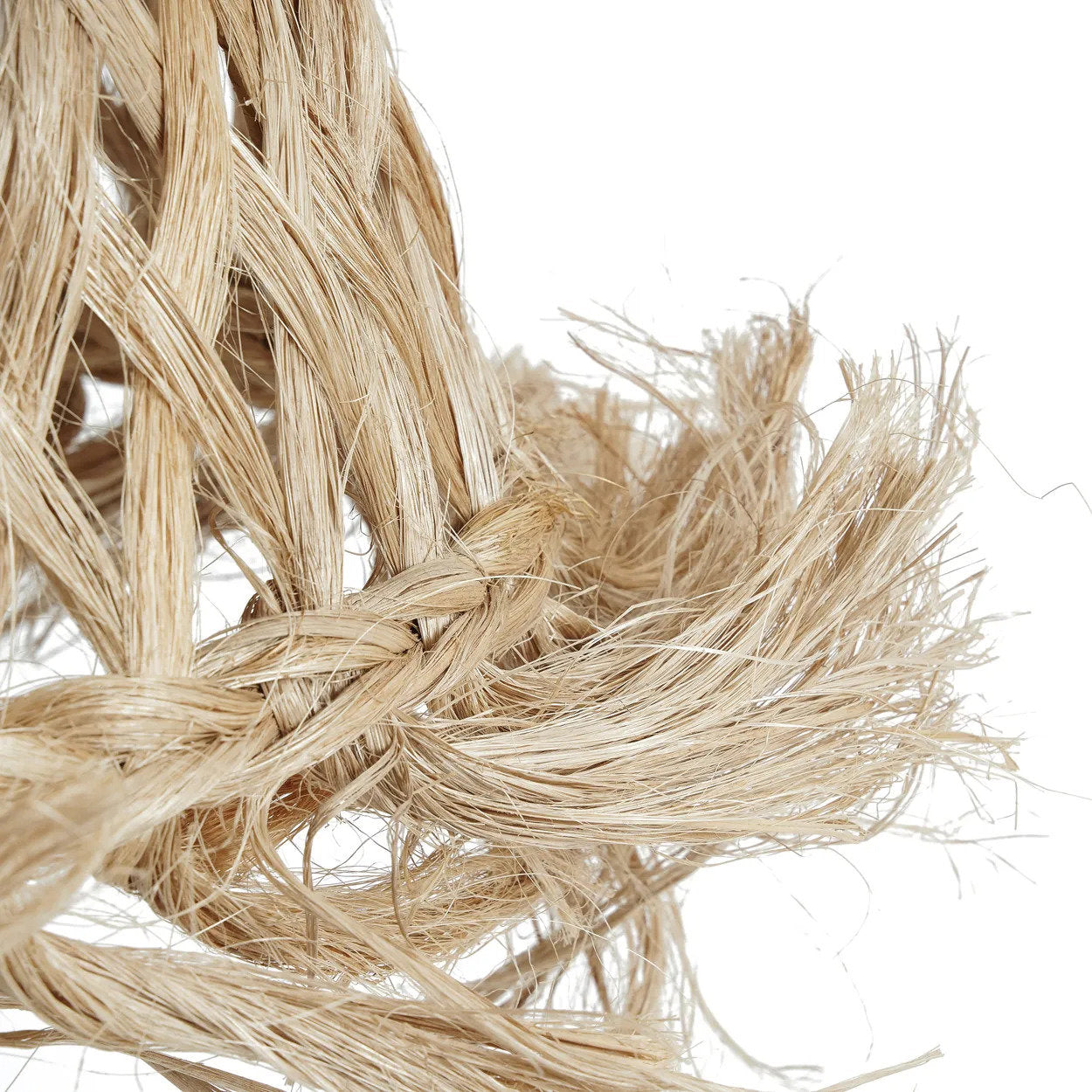 Lámpara colgante de medusa Abaca - natural - M