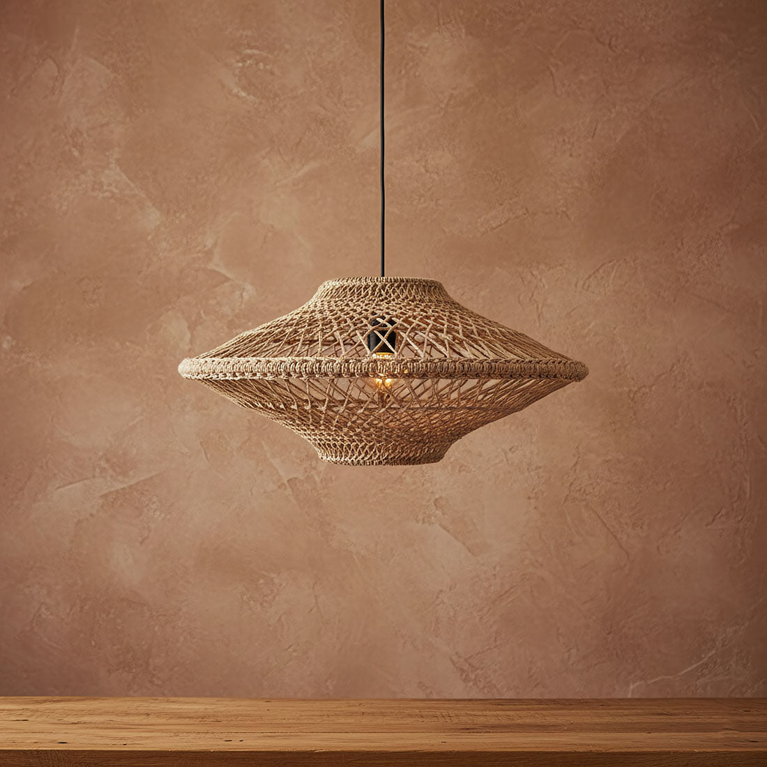 Lámpara colgante Corda - Ø 60x29 cm