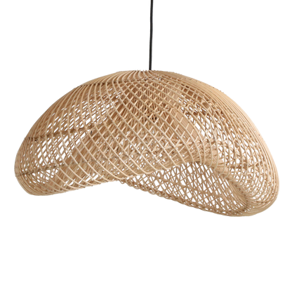 Lámpara de techo Maze de ratán orgánico L - Ø 57 x 31 cm