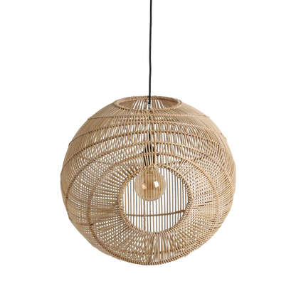 Lámpara colgante de ratán Luna Esfera - 50x52x50 cm