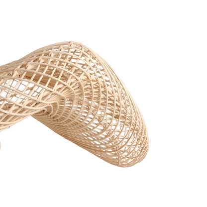 Lámpara colgante Wave de ratán L - Ø 71x26 cm